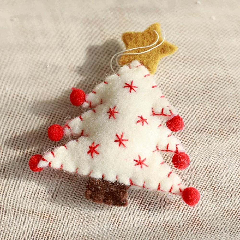 Xmas Tree Christmas Felt Decorations Snowmen Xmas Tree Wreath New Year