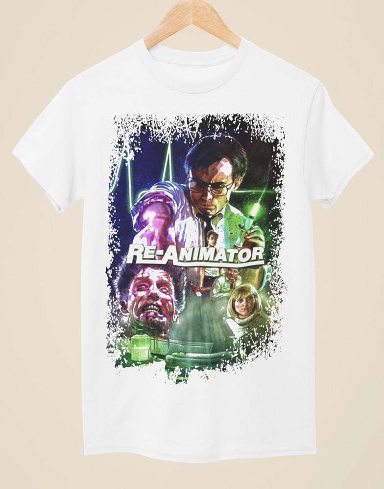 Re-Animator - Movie Poster Inspired Unisex White T-Shirt Unisex T-Shirt