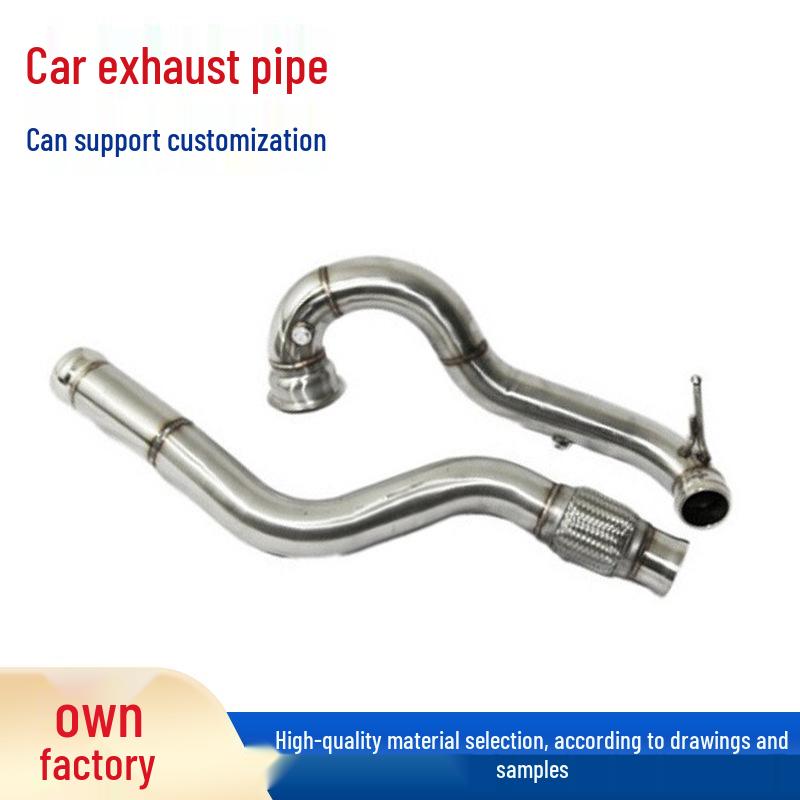 Stainless Steel Exhaust Pipe for Mercedes B-Class, CLA45 AMG, GLA45 (2014-2016)
