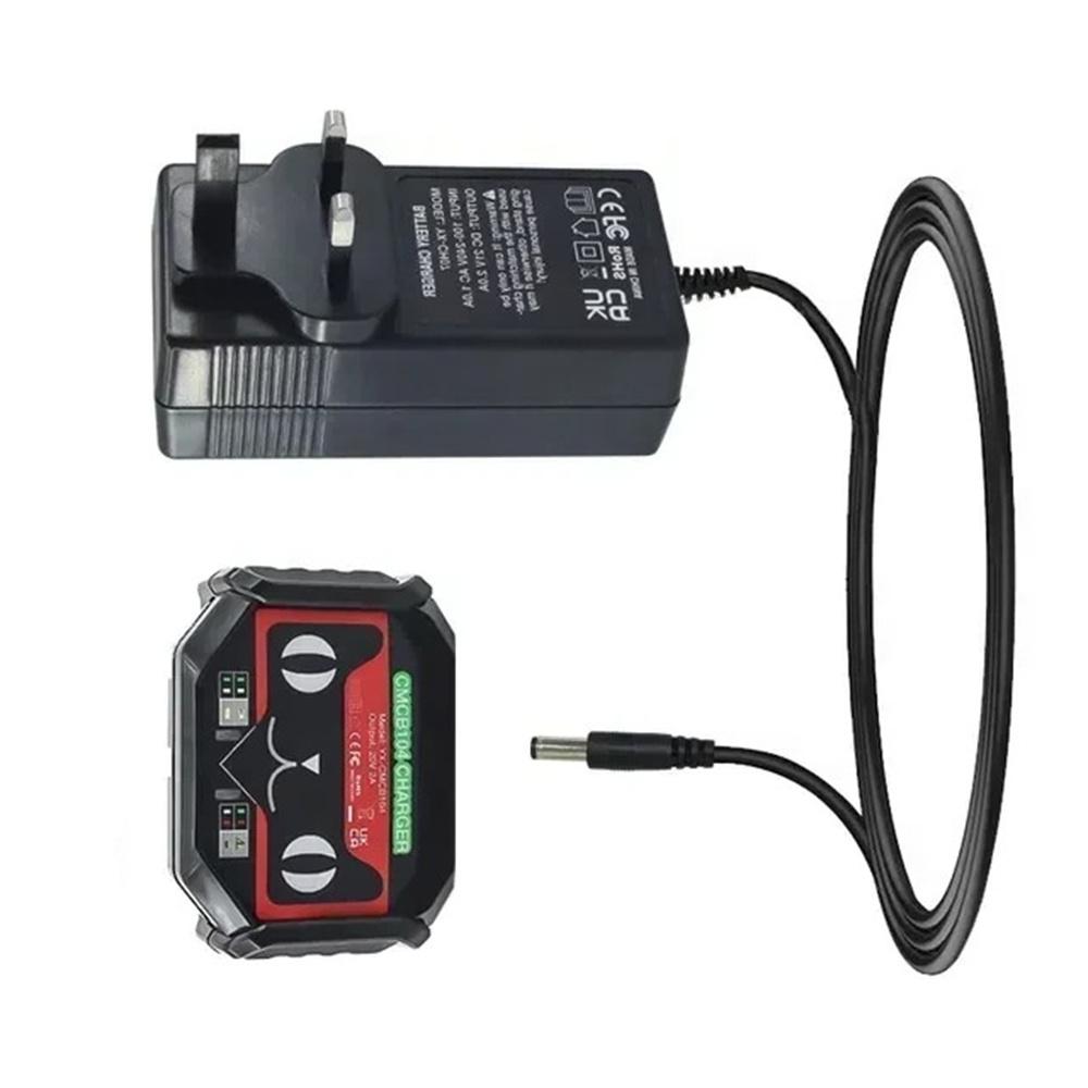 Зарядное устройство для аккумулятора с вилкой для Великобритании для литий-ионного аккумулятора серии Craftsman V20 20V MAX