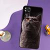 Красивый серый британский короткошерстный кот Чехол для Xiaomi Redmi Note 13 Pro 14 12 9 10 11 Pro 10S 11S 12S Redmi 10C 13C 14C 12C Чехол