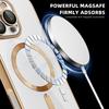 Для iPhone 16 Pro Max Чехол Совместимый с MagSafe ТПУ+ПК Прозрачная Задняя Крышка