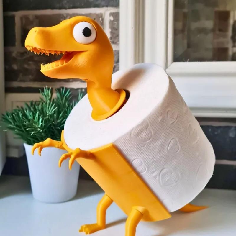 Забавная полка для туалетной бумаги 3D-печать Фигурка тяжелоатлета Настольная подставка для салфеток Домашний органайзер для декора Подходит для рулонов туалетной бумаги, салфеток, полотенец