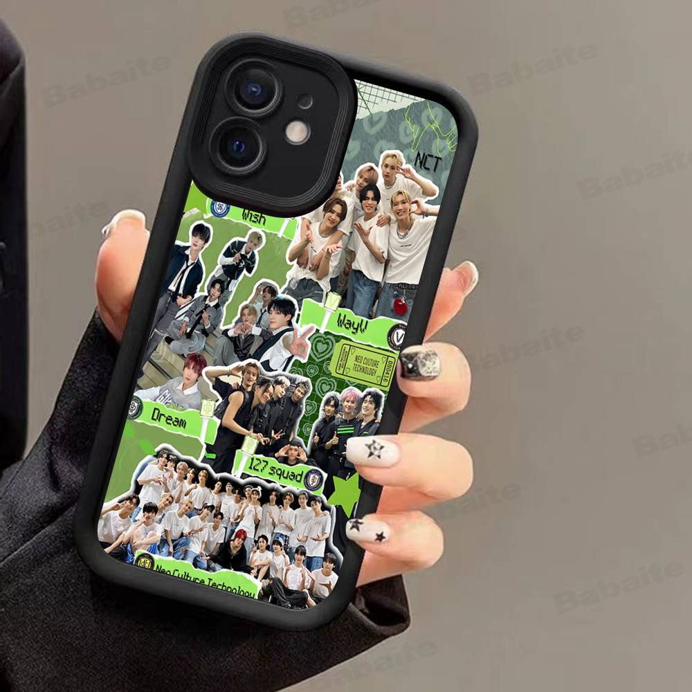Band N-NCT MUSIC For IPhone 17 Pro Max 16 15 14 13 12 11 Plus Black Soft Phone Cover