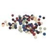 100pcs 9mm Silicone Beads DIY Round Multiple Colors Silicone Loose Beads for Necklaces Baby Toys Type A