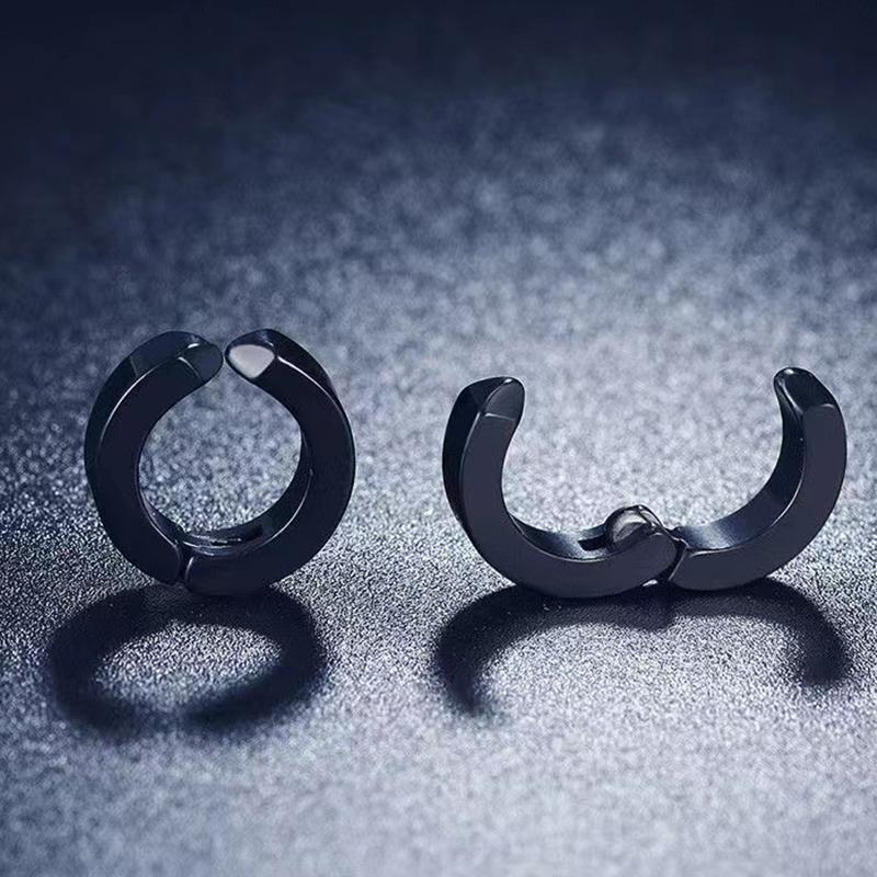  Серьги-клипсы для ушей Arataki Itto, реквизит для косплея, мужские и женские серьги из нержавеющей стали, аксессуары, подарок