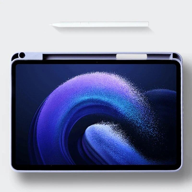 Кожаный чехол для планшета для Xiaomi Pad 5 6 Max, чехол MI Pad 5Pro 6 Pro Redmi Pad 10,61, чехол с держателем для карандашей, чехол для планшета SE, слот для ручки 11 Pulgadas