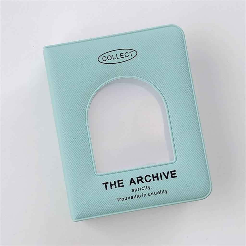 Mini Card Holders Album 40 Pocket Collection Photocard Book for Kids and Adults Portable Photo Binder with Clear Sleeves