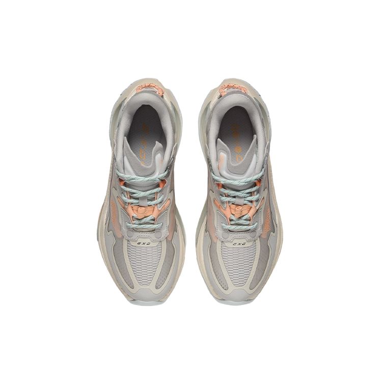 Li Ning Beyond Infinity Comfortable Versatile Low-Top Sports Casual Shoes Women Sneaker Gray White AZGS054-1