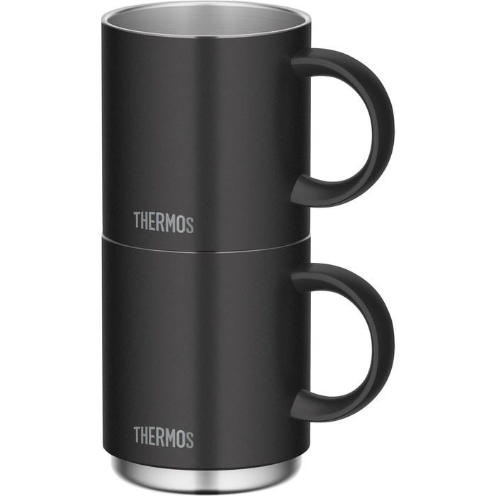 Термокружка Thermos с вакуумной изоляцией 350 мл, черная, JDS-351 BK