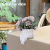 Керамическая ваза в форме человеческого тела, Креативная ваза для цветов, Искусство цветочной композиции для гостиной, Домашний декор, Подарок для друзей