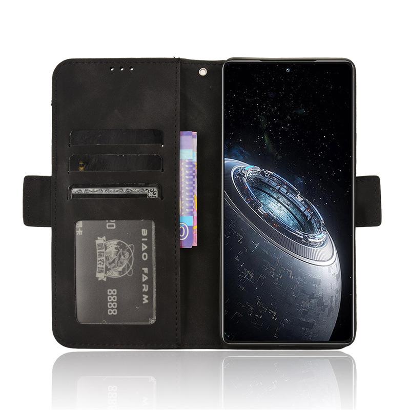 Кожаный флип-кейс Infinix GT 20 Pro X6871 с отделениями для карт