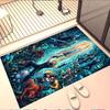 Final Fantasy Print Rug, Washable Floor Carpet, For Entryway Dorm Laundry Room Office Study, Home Decor Birthday Christmas Gift