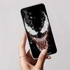 Прозрачный чехол Marvel Venom Black Art для Samsung Galaxy A57 A37 A56 5G A36 Чехлы A55 A54 A35 A26 A07 A17 A16 A06 A36 A15 Мягкая накладка