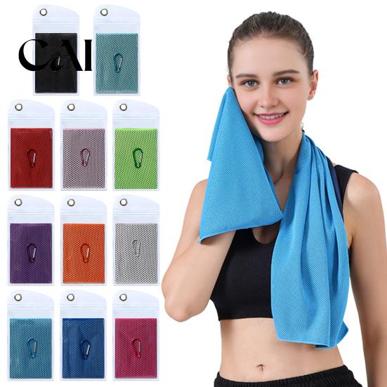 Athletic Recovery Gear 90x30cm Cooling Towel for Face, Chilly Sports with Storage Bag Portable Gym And Carabiner, Cold Neck Wrap Workout Fitness