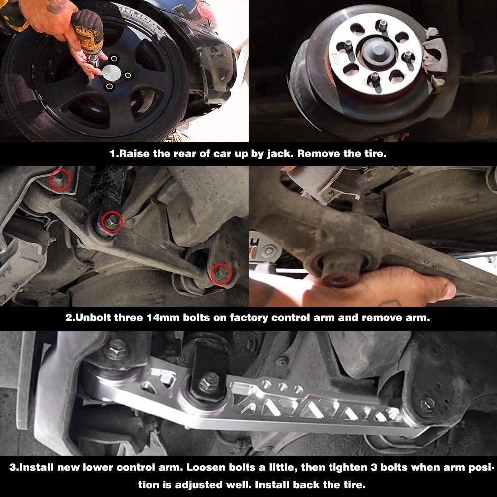 92-95 Civic EK Стойка-распорка для балансировки шасси, кронштейн рычага подвески для тюнинга автомобиля