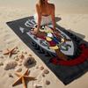 Tasma-nian In Action Beach Towel, Super Soft Microfiber, Gift for Her/Him, Birthday, for Pool, Beach, Travel, Home Decor Fan gifts