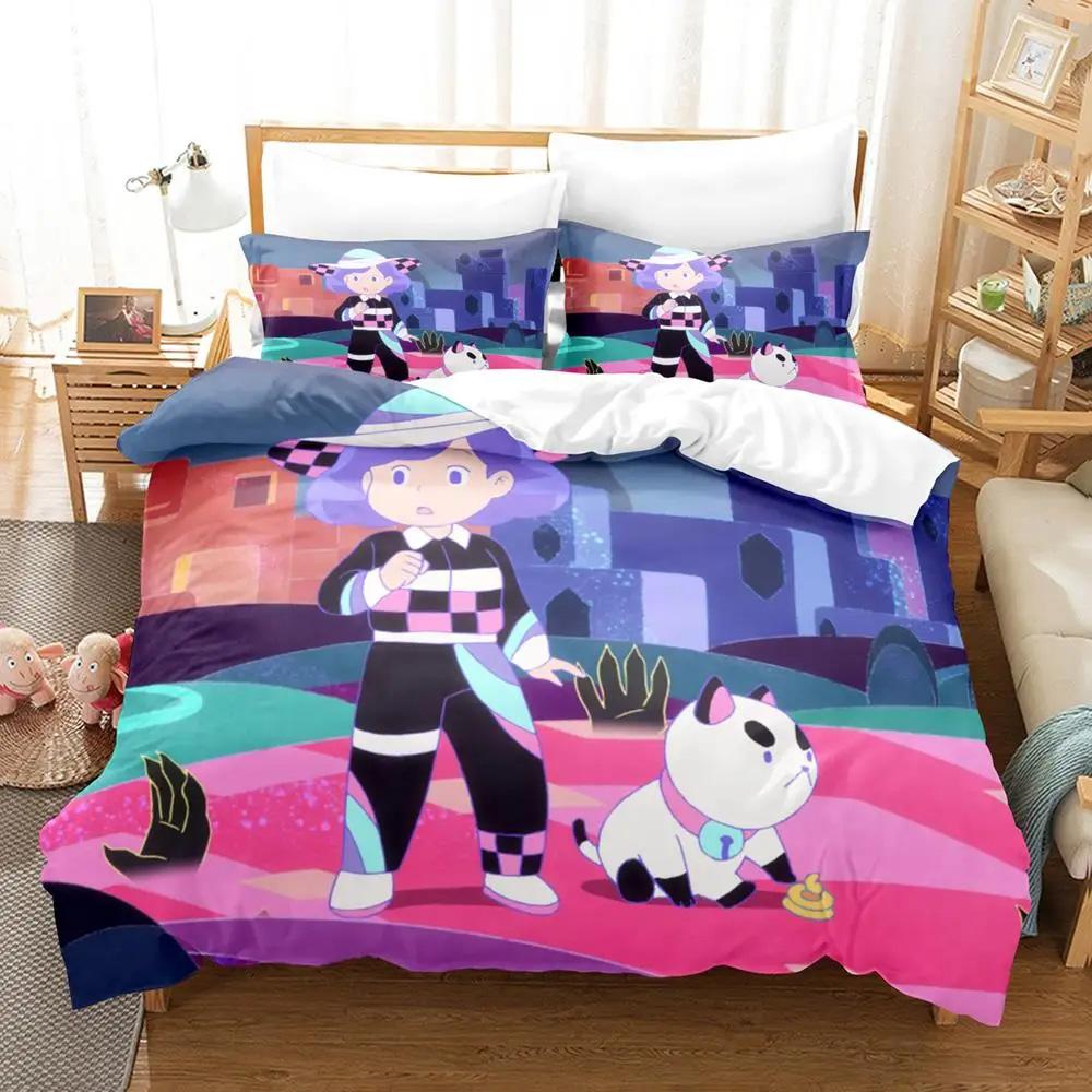 3D Печать Мультяшная Пчела и PuppyCat Постельное Белье Пододеяльник Комплект Постельного Белья Покрывало Наволочка Одеяло Кинг Квин Размер Мальчики Взрослые