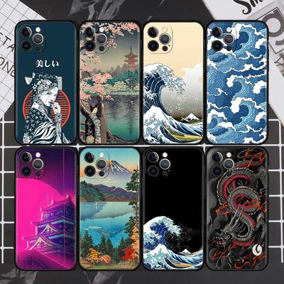 Чехол для телефона в японском стиле для iPhone Samsung Galaxy Redmi Xiaomi Oppo OnePlus Note SA 7 8 9 10 11 12 13 14 20 21 22 23 53 54 Pro Max Plus Ultra
