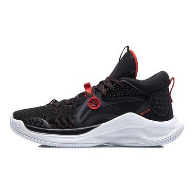 Баскетбольные кроссовки Li Ning Silencer Shock Absorbing Non-Slip, износостойкие, среднего размера, мужские, кроссовки, черные, красные ABPQ049-2