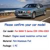 Накладка на капот двигателя для BMW 5 серии E39 520i 525i M5 1996~2003 автомобильный тепло-звукоизоляционный хлопковый звукоизоляционный коврик аксессуары для интерьера