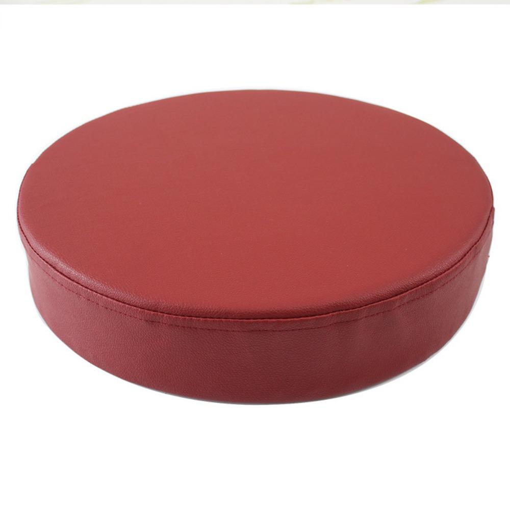 Thicken Leather Round Cushion Japanese Style Upholstered Cushion Simple Sponge Cushion  for Home