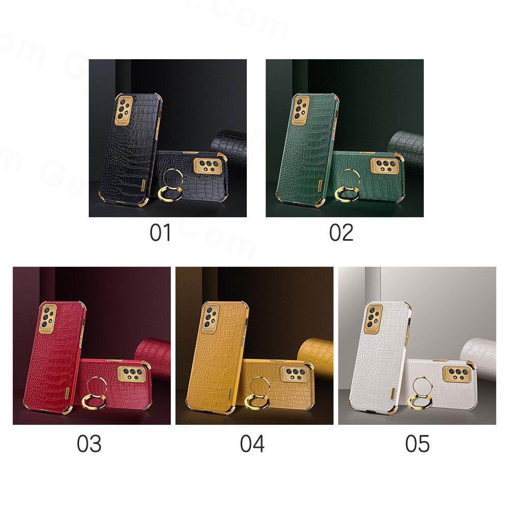 Чехол A53 5G из крокодиловой кожи для Samsung Galaxy A53 A73 A33 A13 A52S A52 A72 A32 A12 A22 A82 5G, чехол с магнитным кольцом для автомобиля