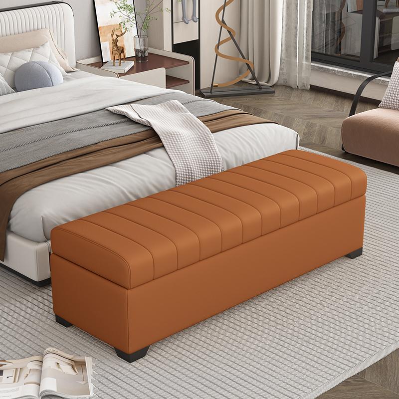 Luxury Storage Bench, Waterproof Shoe Stool, Large Ottoman Box, Heavy-Duty Armchair - Scratchproof, Multi-Use, High Capacity