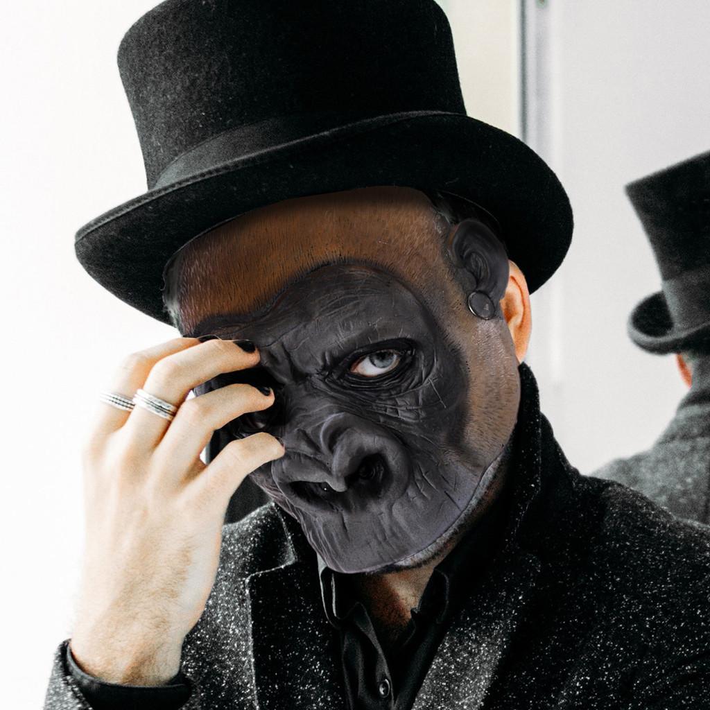 Halloween Gorilla Mask With Foam Material For Costume Parties And Cosplay Events