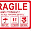 Хрупкие наклейки для транспортировки и перемещения, «Осторожно обращаться», предупреждающие этикетки,