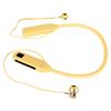 Neckband Headphone LED Power Display Memory Card Playback Magnetic Earbuds Headset with RGB Backlight