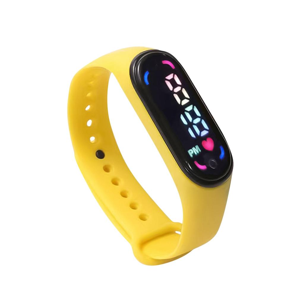 Часы для взрослых и детей с сердечком, электронные часы с героями мультфильмов, водонепроницаемые электронные часы