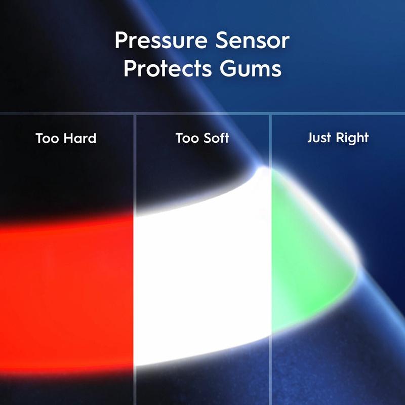 Электрическая зубная щетка Oral B iO5 Перезаряжаемая зубная щетка с датчиком давления Белые зубы 5 режимов чистки Быстрая зарядка в коробке