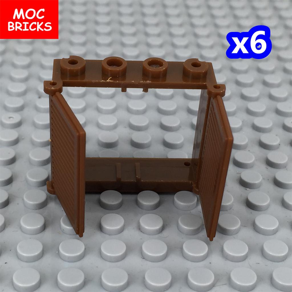 MOC Кубики Городской Дом Окно 1x2x3 1x2x2 30044 60607 Образовательные Собранные Строительные Блоки Модель Архитектура Детские Игрушки