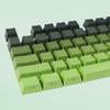 133 клавиши PBT колпачки для клавиш OEM профиль Градиенты Зеленые колпачки для клавиш Запасной комплект для Механической игровой клавиатуры Аксессуары