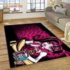 Мультяшный Ковер Monster High Draculaura Вампир для Гостиной Спальни Домашний Декор, Нескользящий Декоративный Коврик для Дивана Прихожей Подарок