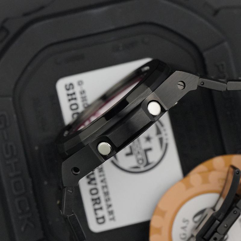 CASIO Customized watch modified series trendy modification 200 meters waterproof trendy luminous Quartz same style for men MoCui(YingWuLuoHeiSe)