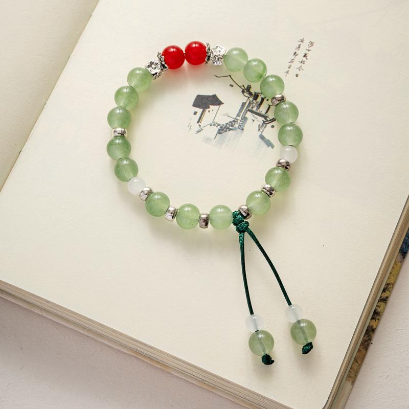 10 мм керамические украшения конфетного цвета полный браслет из бусин эластичный браслет в старинном стиле