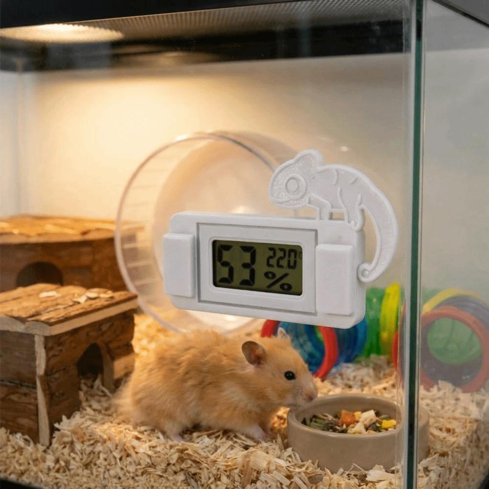 High Accurately Reptile Thermometer Magnetic Thermometer Hygrometer Feeding Tank