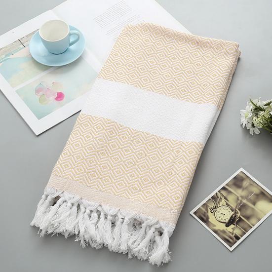 Turkish Hand Towels Stylish Boho Farmhouse Style with Tassels Quick-drying Geometric Patterns Versatile Hand Towel