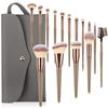 7/10/15pcs Professional Makeup Brushes Set Bag Foundation Eyelash Eyebrow Eyeshadow Cosmetic Make Up Tool