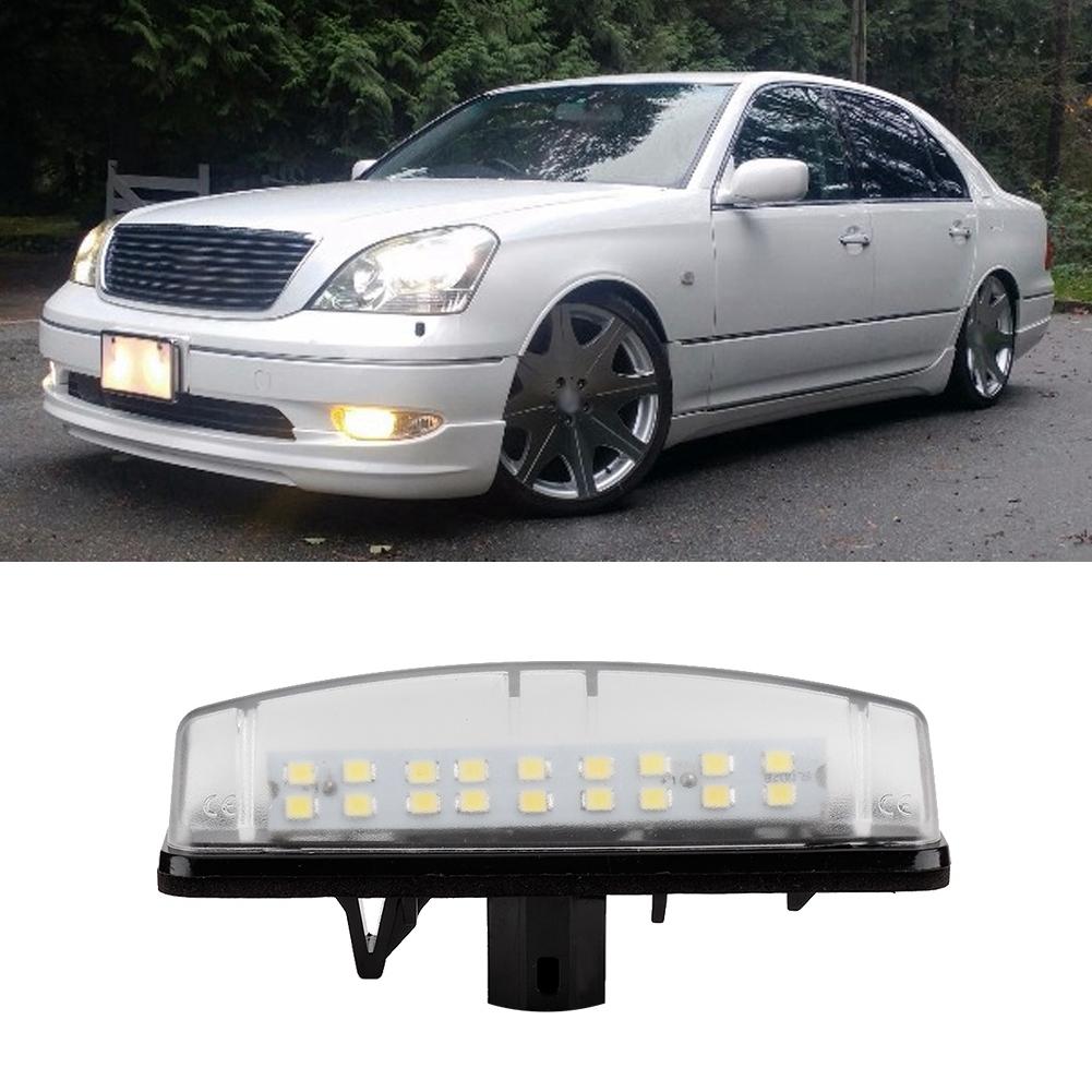 2 pcs Car LED License Plate Light 12V SMD Number Plate Lamp Fit For     Ls430