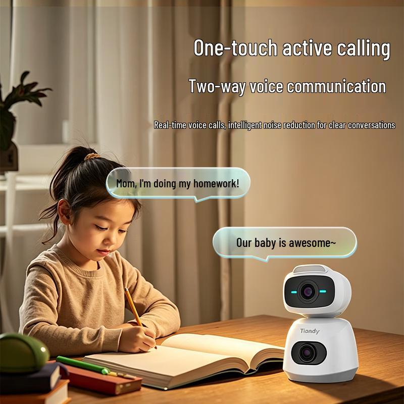 Tiandy 10MP Dual-Lens Indoor WiFi PTZ Camera CN plug (adapter included)
