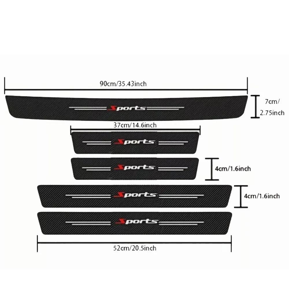 Автомобиль Для Toyota Highlander Накладка на порог двери Накладка на порог Защитные накладки от царапин Аксессуары для бампера 2024