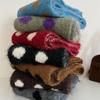 Warm Knitted Scarf Soft Plush Neck Warmer Fashionable Neckerchief Scarf  Women
