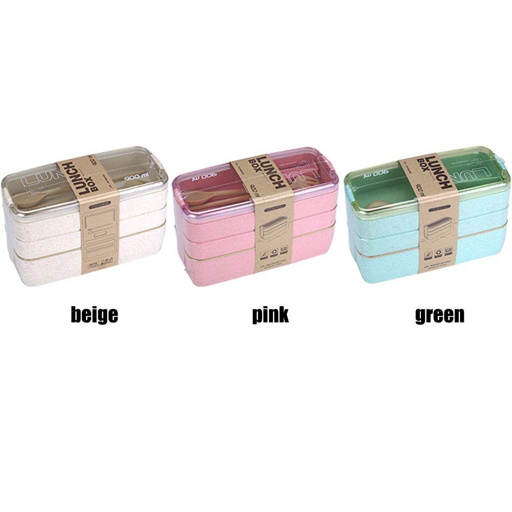 Набор посуды для микроволновой печи, ложка, вилка, бенто, ланчбокс для хранения еды, посуда, ланч-бокс