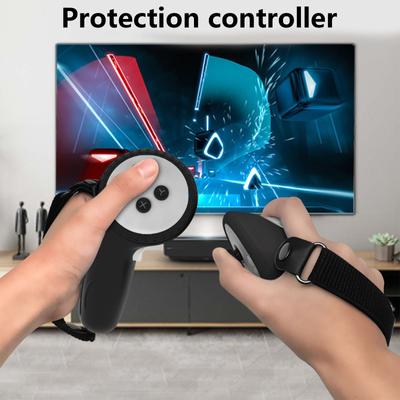 1 пара силиконовых защитных чехлов для контроллера VR Pico 4 Ultra, улучшающих сцепление и комфорт, легко очищаемых ручек
