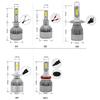 2Pcs C6 LED Headlight Bulbs H4/H7/H11/H1/H3 COB Car LED Head/Fog Light Bulb 36W 12V Auto High/Low Beam Headlamps Car Headlights