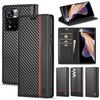 Кожаный чехол из углеродного волокна для Xiaomi 13T 12T 11T 11 Lite 5G Poco X5 X4 Pro X3 NFC Redmi Note 11S 12S 12 Pro + Кошелек Флип-чехол
