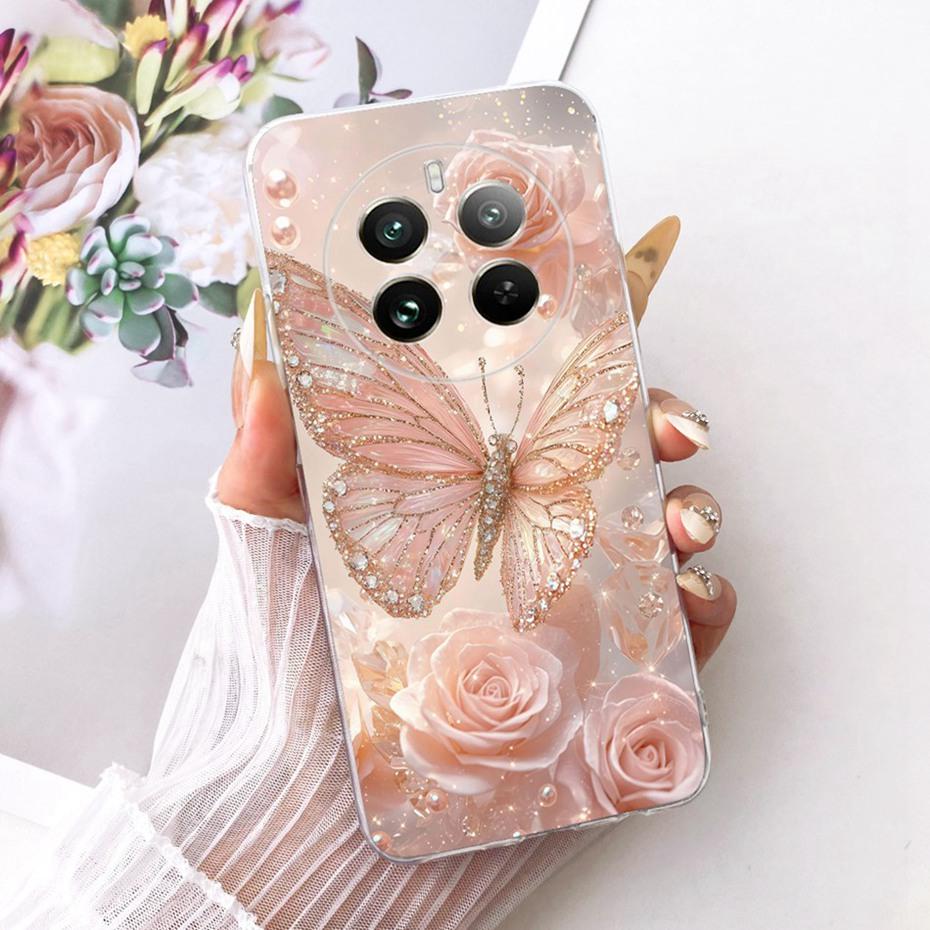 Милый Чехол с Принтом для Realme 12 Pro+ / 12 Pro Мягкий Силиконовый TPU Чехлы для Realme 12Pro Plus 5G Чехлы-Бамперы
